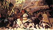 paolo uccello Niccolo Mauruzi da Tolentino at the Battle of San Romano, painting